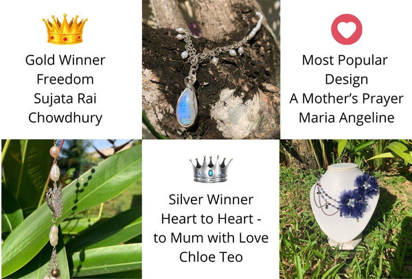 Winners of  Fashion Jewellery for Freedom Jewellery Competition