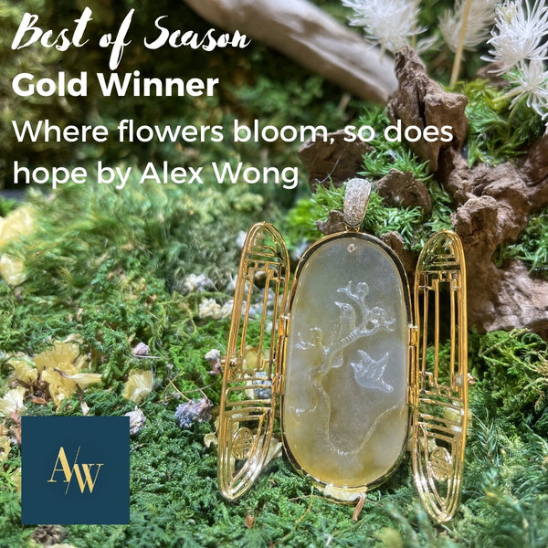 Spring pendant by Alex Wong